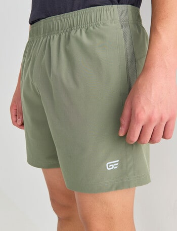 Gym Equipment Stretch Short, Khaki product photo