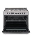 Haier 90cm Dual Fuel Freestanding Cooker, Stainless Steel, HOR90S9MSX1 product photo View 02 S