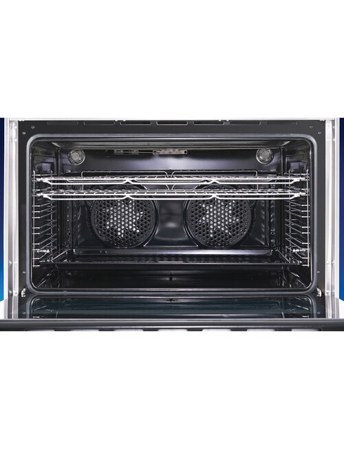 Haier 90cm Dual Fuel Freestanding Cooker, Stainless Steel, HOR90S9MSX1 product photo View 03 L