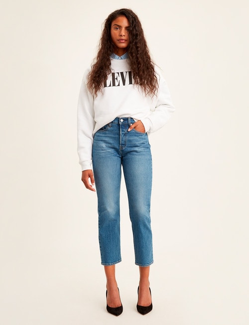 Levis Wedgie Straight Leg Jean, Jive Sound, 28" product photo View 03 L
