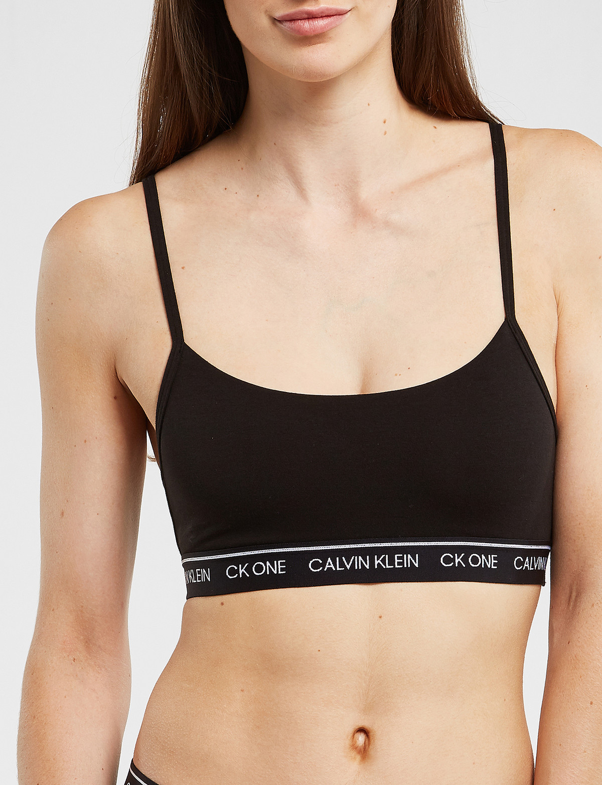 Calvin Klein Underwear Black CK ONE Micro Unlined Bralette Calvin