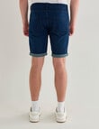 Tarnish Brooklyn Shorts, Blue product photo View 02 S