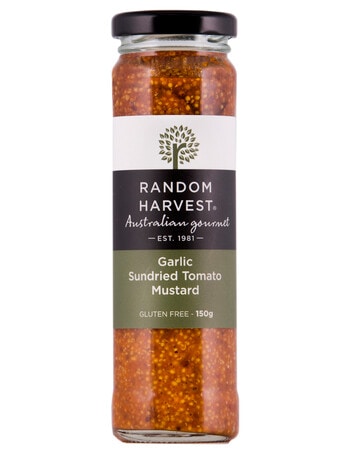 Random Harvest Garlic Sundried Tomato Mustard, 150g product photo