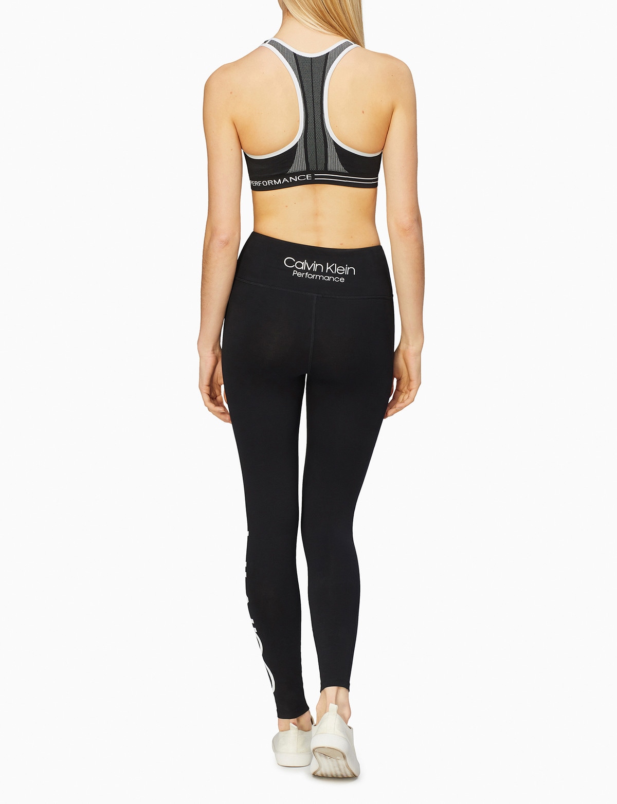 Calvin Klein Women's Super High Waist Cropped Tights Black Size XX-Large