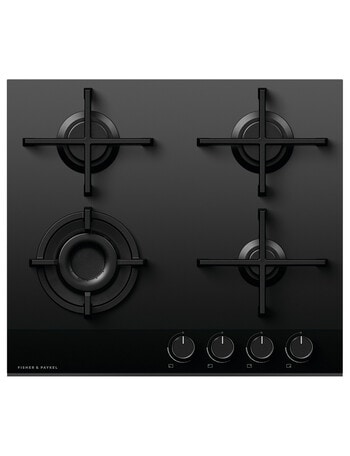 Fisher & Paykel 60cm Gas on Glass 4 Burner LPG, CG604DLPGB4 product photo