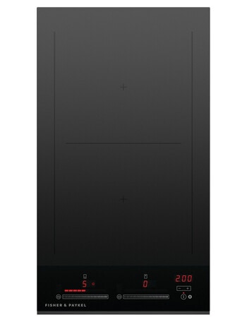 Fisher & Paykel 30cm Induction Cooktop, 2 Zones with SmartZone, Black, CI302DTB4 product photo