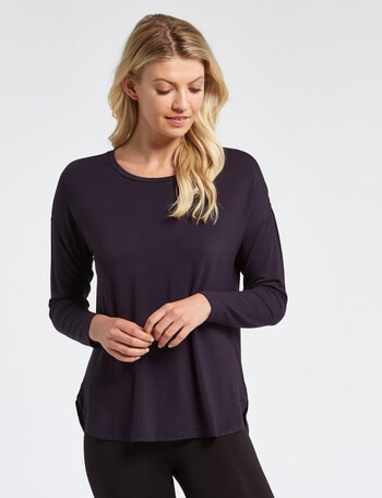 Bodycode Long-Sleeve Boxy Tee, Eclipse product photo