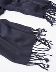 Boston + Bailey Essential Scarf, Navy product photo View 02 S