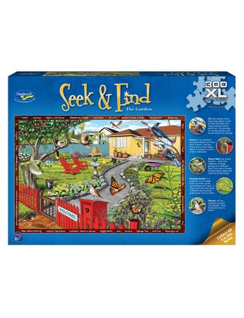 Puzzles Seek & Find The Garden 300-piece XL Jigsaw Puzzle product photo
