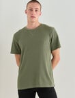 Tarnish Waffle Tee, Khaki product photo View 05 S