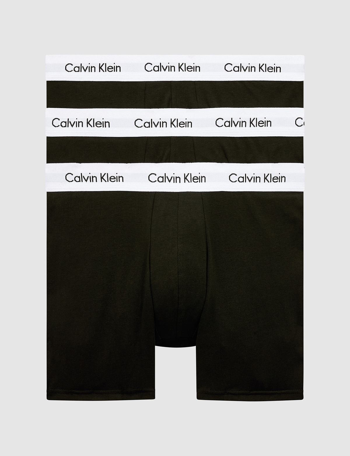 Buy Calvin Klein Black Logo Boxer Briefs in Stretch Cotton, Set of 3