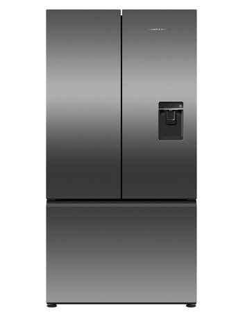Fisher & Paykel 614L French Door Fridge Freezer, Black, RF610ANUB5 product photo