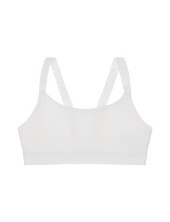 Bonds Performance Micro Crop, White, 8-16 product photo