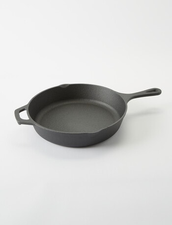 SouthWest Pre-Seasoned Cast Iron Frypan, 26cm product photo