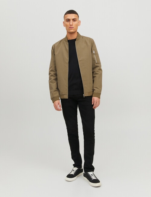 Jack & Jones Rush Noos Bomber Jacket, Dusky Green product photo View 02 L