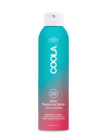COOLA Classic Body Organic Sunscreen Spray SPF50 Guava Mango, 171g product photo