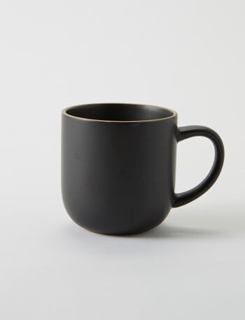 Salt&Pepper Hana Mug, Set-of-4, 380ml, Black product photo