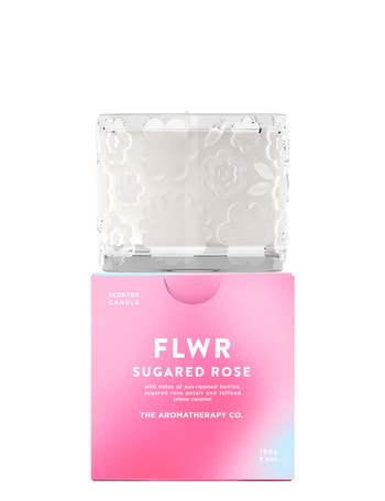 The Aromatherapy Co. FLWR Candle 100g, Sugared Rose product photo