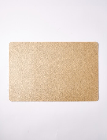Salt&Pepper Bailey Placemat, Gold product photo