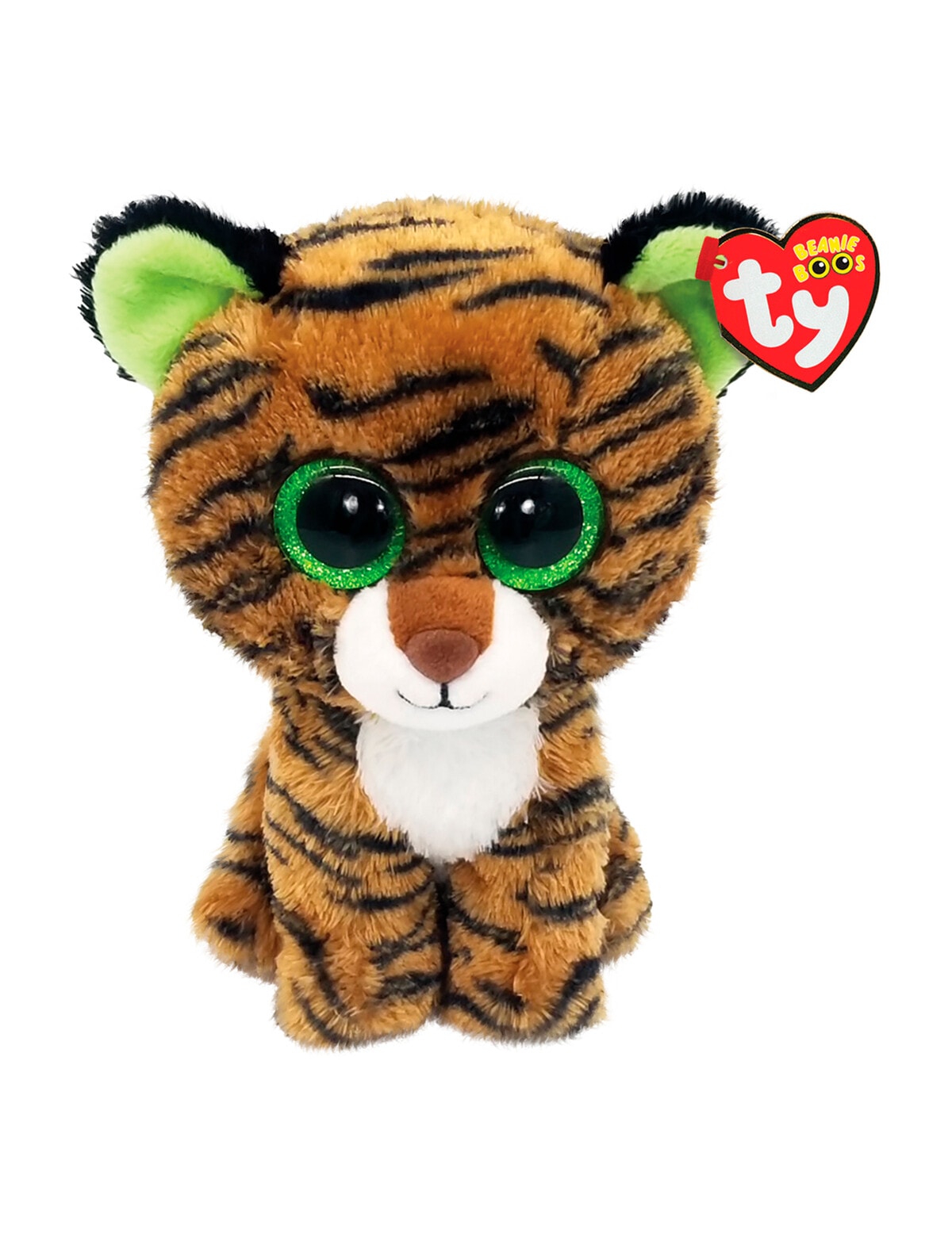 Ty Beanies Boo Tiggy Brown Tiger, 15cm - Soft Toys