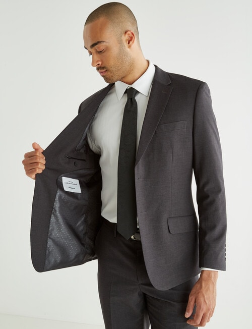 Laidlaw + Leeds Tailored Mini Check Stretch Jacket, Grey - Suit Jackets &  Pants