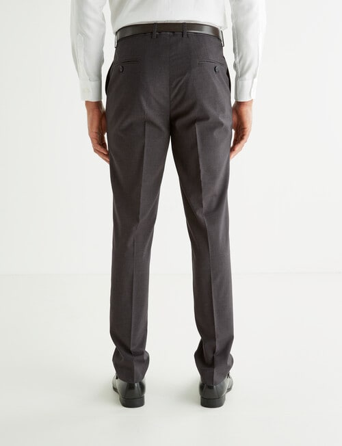 Laidlaw + Leeds Tailored Mini Check Stretch Pant, Grey - Suit Jackets ...