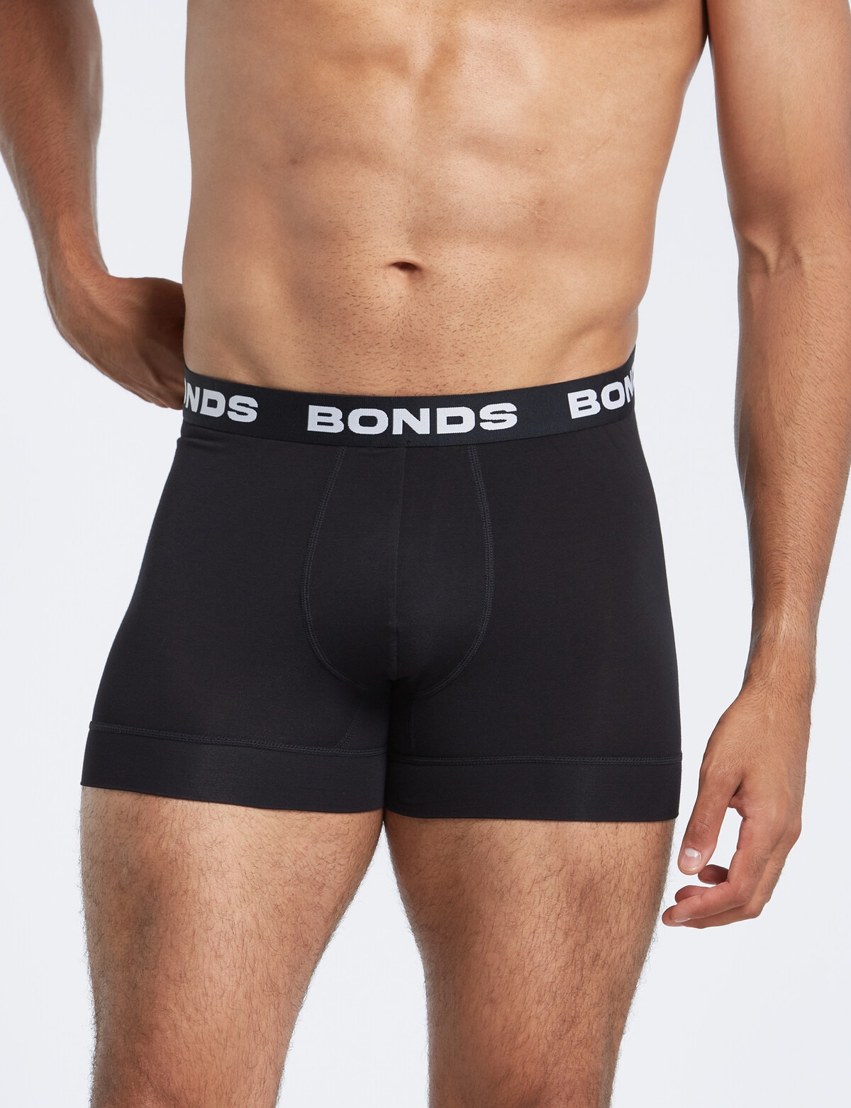 NZSALE  Bonds 6 X Bonds Mens Guyfront Trunks Underwear Black