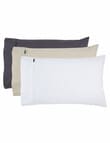 Linen House 250TC Cotton King Pillowcase, Charcoal product photo