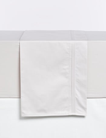 Mondo 600TC Cambridge Flat Sheet, Platinum product photo