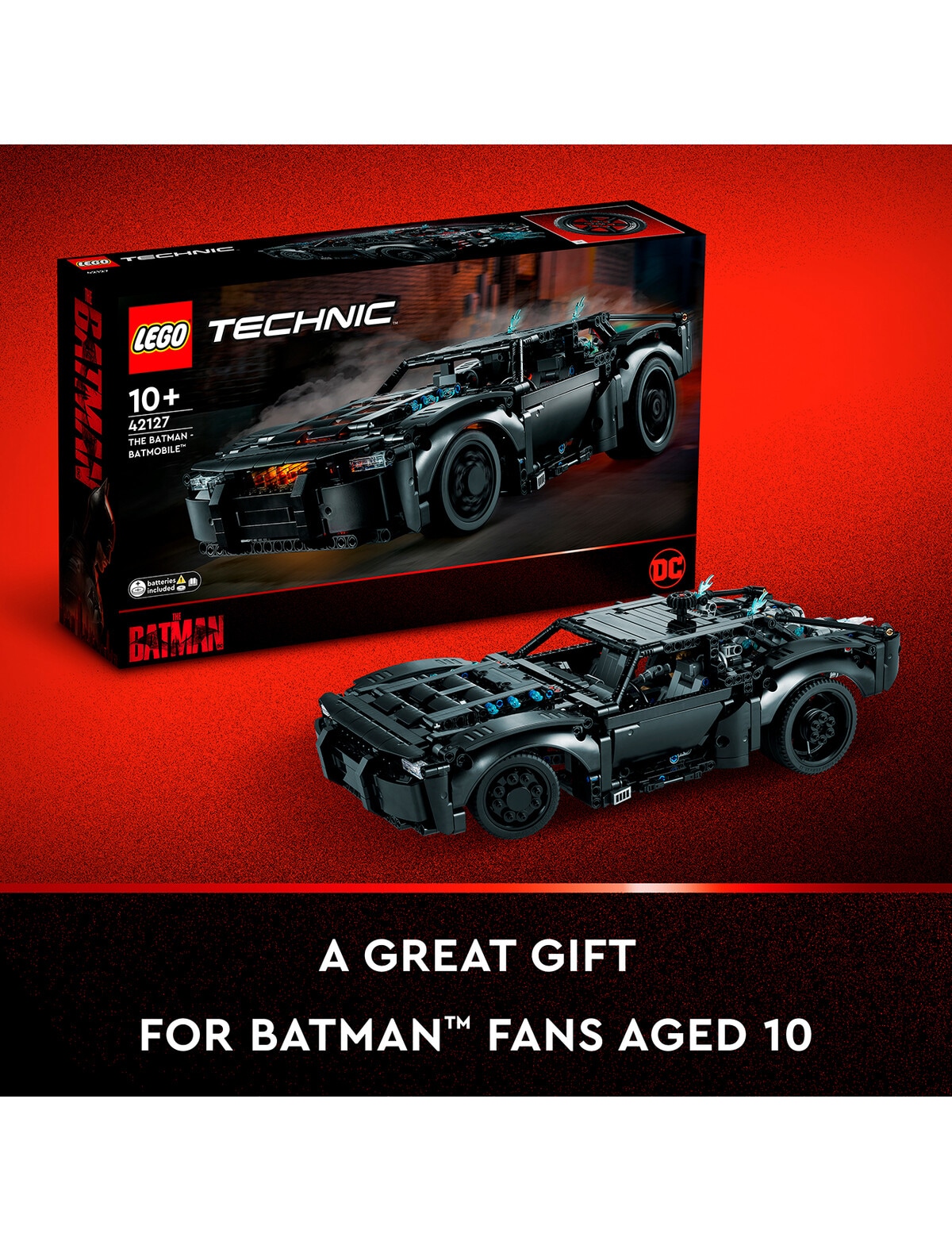 LEGO Technic THE BATMAN – BATMOBILE 42127 Model Car Building Toy