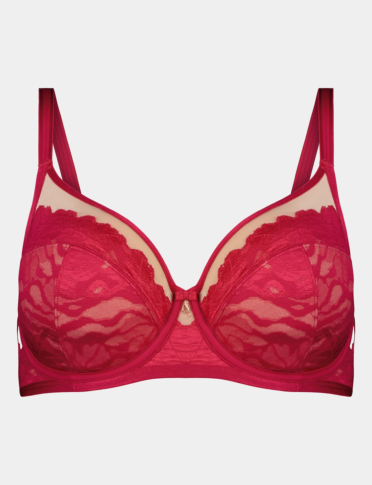 Fierce & Fearles Mesh Bra (Coral Pink - Navy Blue) – Qiwion