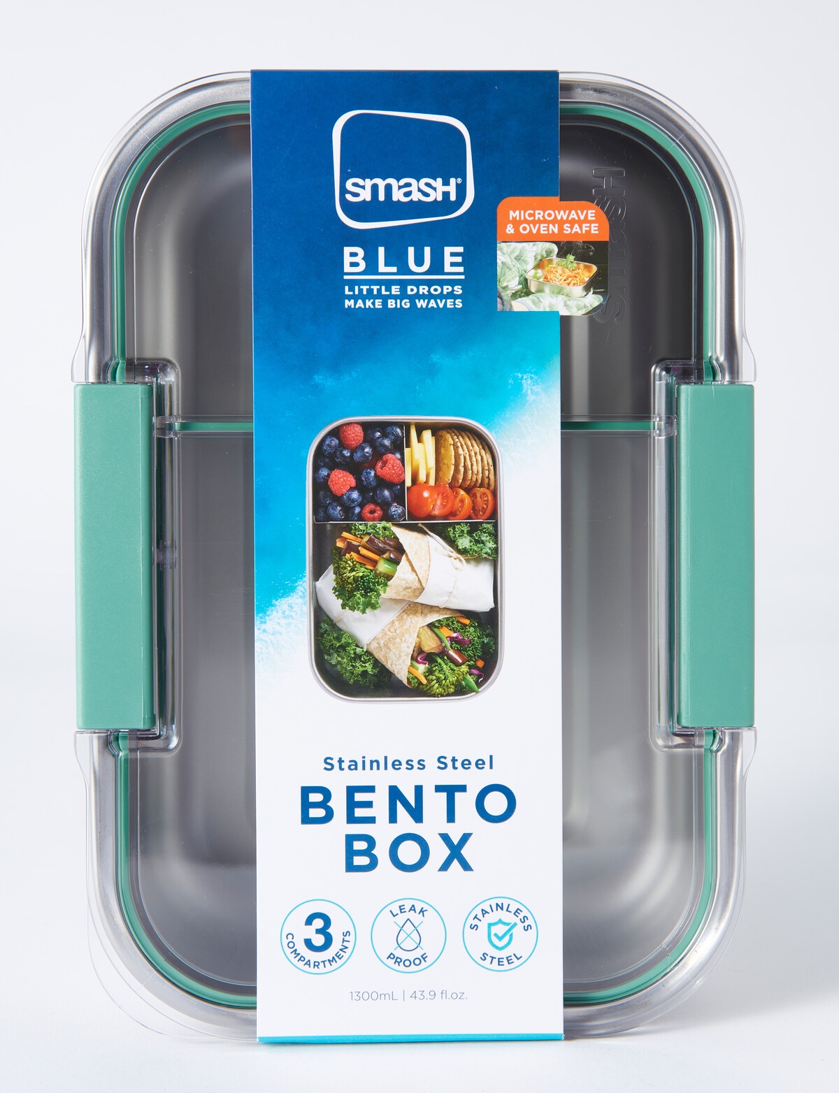 Smash 3 Compartment Bento with Tritan Lid