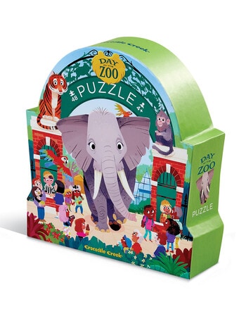 Crocodile Creek Day At The Zoo 48-piece Puzzle product photo