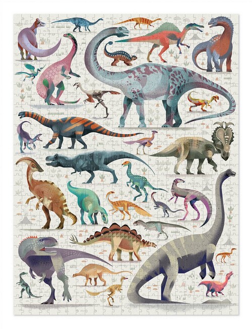 Crocodile Creek World of Dinosaurs 750-piece Puzzle product photo View 02 L