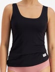 Jockey Woman Comfort Classics Bamboo Tank, Black product photo