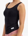 Jockey Woman Comfort Classics Bamboo Tank, Black product photo View 02 S