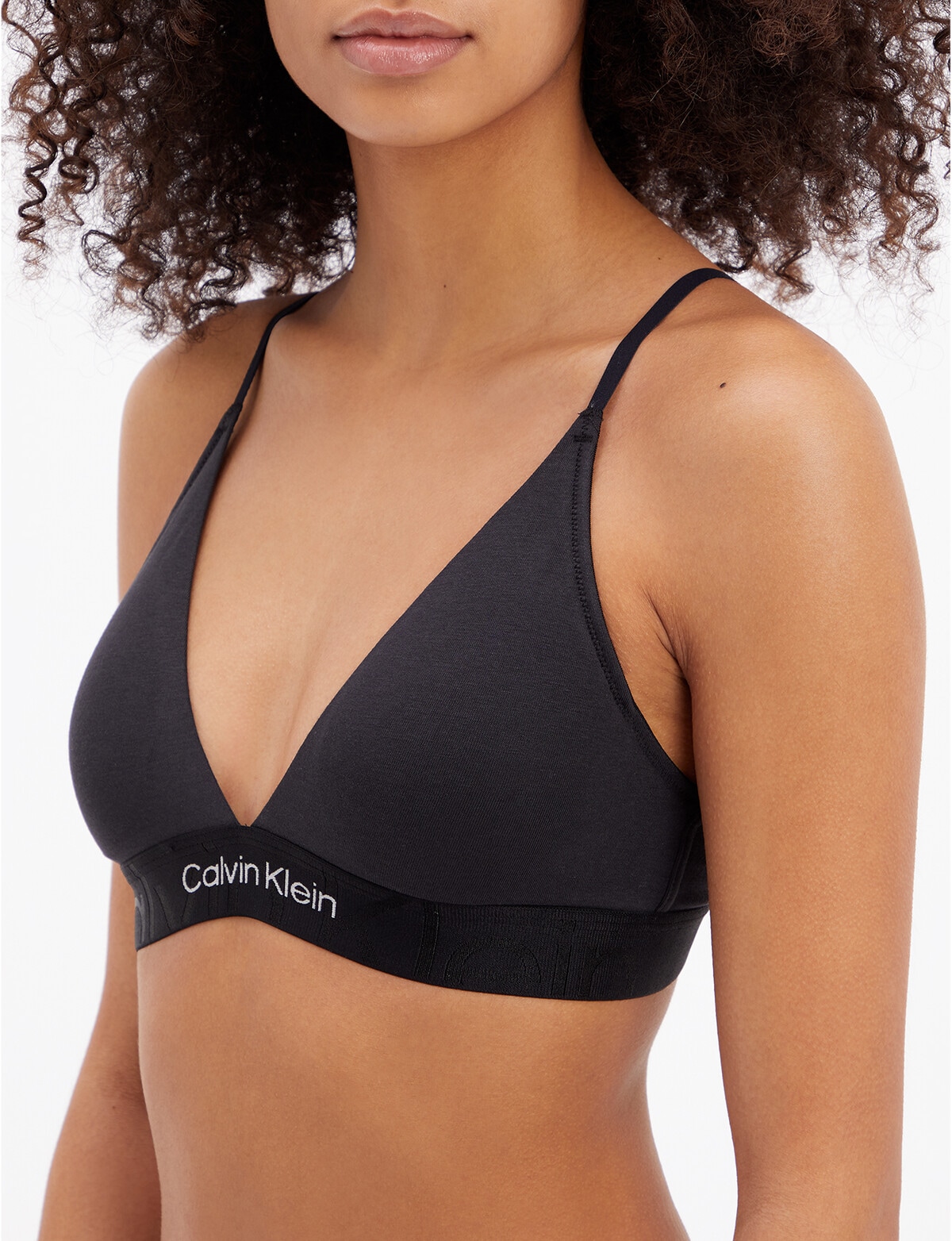 Calvin Klein Underwear LINED - Triangle bra - black 
