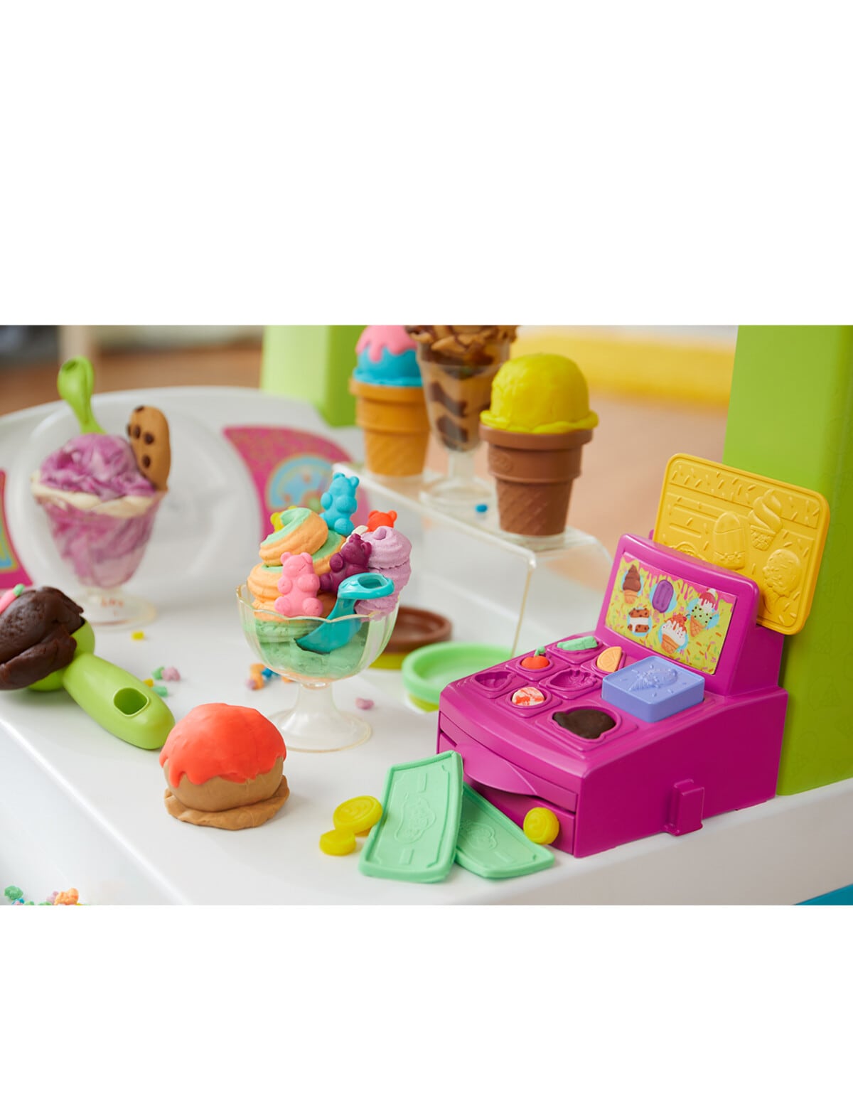 Hasbro Play Doh Kitchen Ice Cream Dough Play Up Set Toy Anti