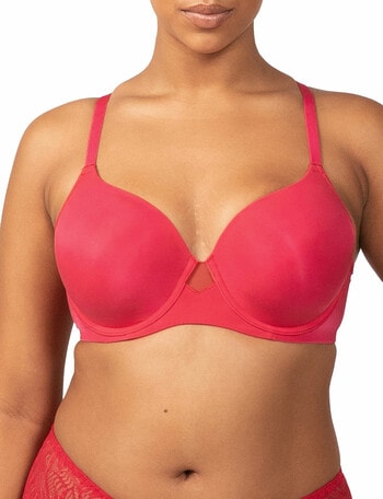 Triumph Body Make-Up Smooth Bra, Rose Red, C-G - Lingerie Red Dot
