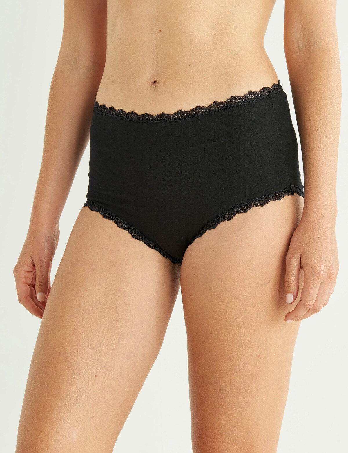 Brand New 8-26 Lace Womens Black Underwear Undies Panties Plus