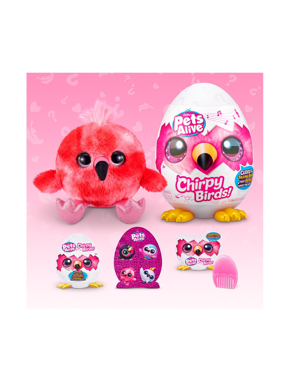 Pets Alive Chirpy Birds, Assorted - Soft Toys