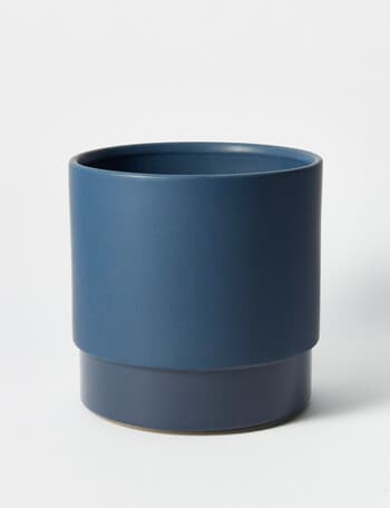 M&Co Architecture Planter, 22cm, Midnight product photo