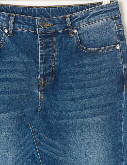 No Issue 5 Pocket Denim Jean, Blue product photo View 03 L