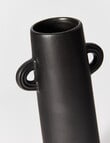 M&Co Venice Vase, 25cm, Black product photo View 02 S