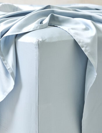Kate Reed Lowell 500TC Sateen Fitted Sheet, Blue product photo