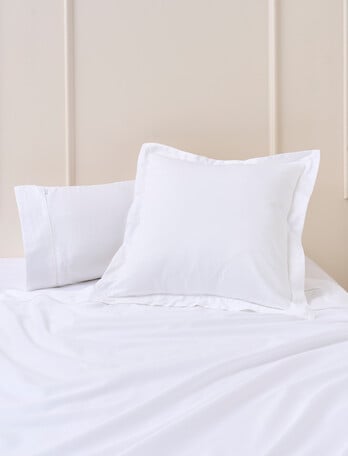 Kate Reed Sloane Euro Pillowcase, White product photo
