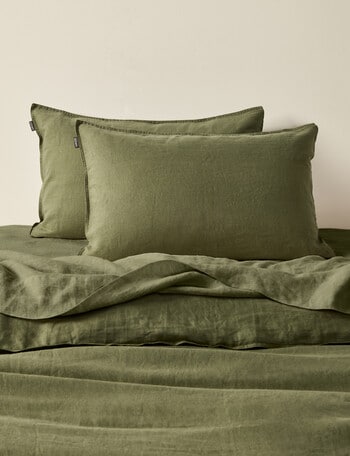 Domani Toscana Standard Pillowcase Pair, Olive product photo