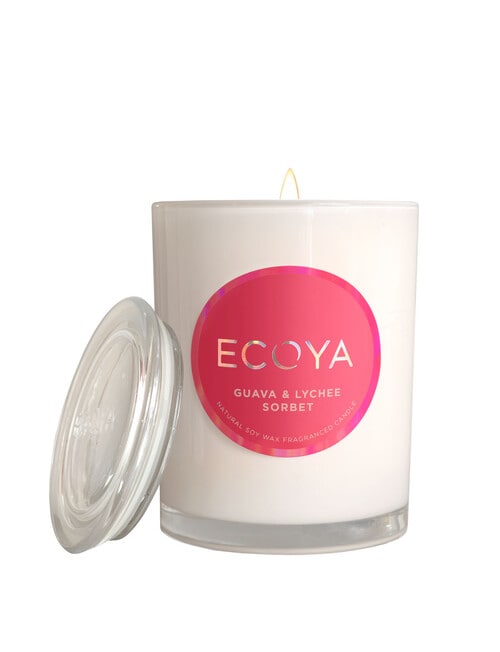 Ecoya Guava & Lychee Sorbet Metro Candle, 270g product photo