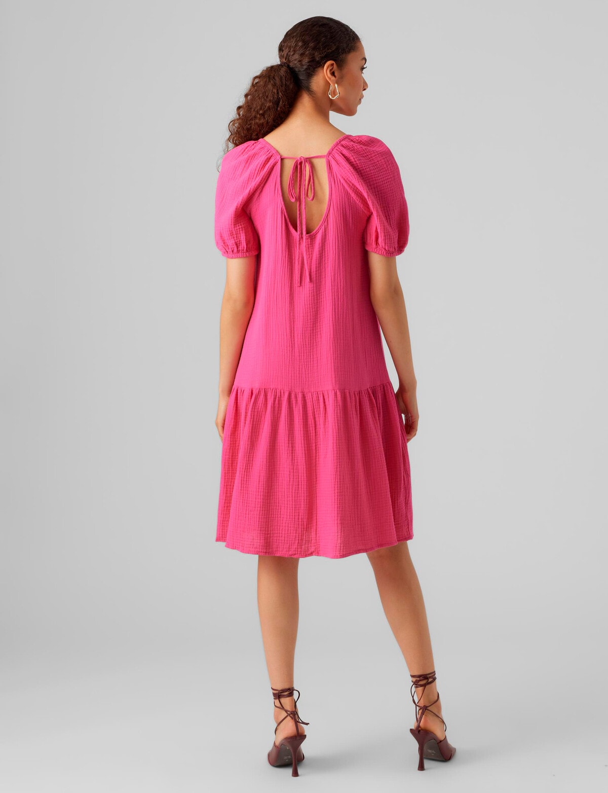Vero Moda 2/4 - Natali Nia Sleeve Dresses Pink Dress, Yarrow