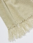 M&Co Boucle Throw Ecru product photo View 03 S